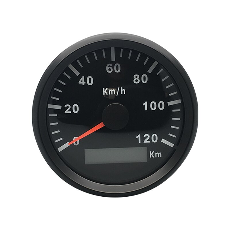 Velocímetro GPS Universal de 85mm, odómetro con indicador de velocidad de 120 km/h, con luz trasera roja, ATV, UTV, motocicleta, barco, Buggy, 12V/24V,