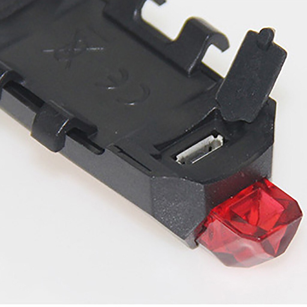 25# Bicycle Lights Accessories Led Usb Rechargeable Bike Tail Light Bicycle Safety Cycling Alarm Rear Lamp Bike Accessories Mtb