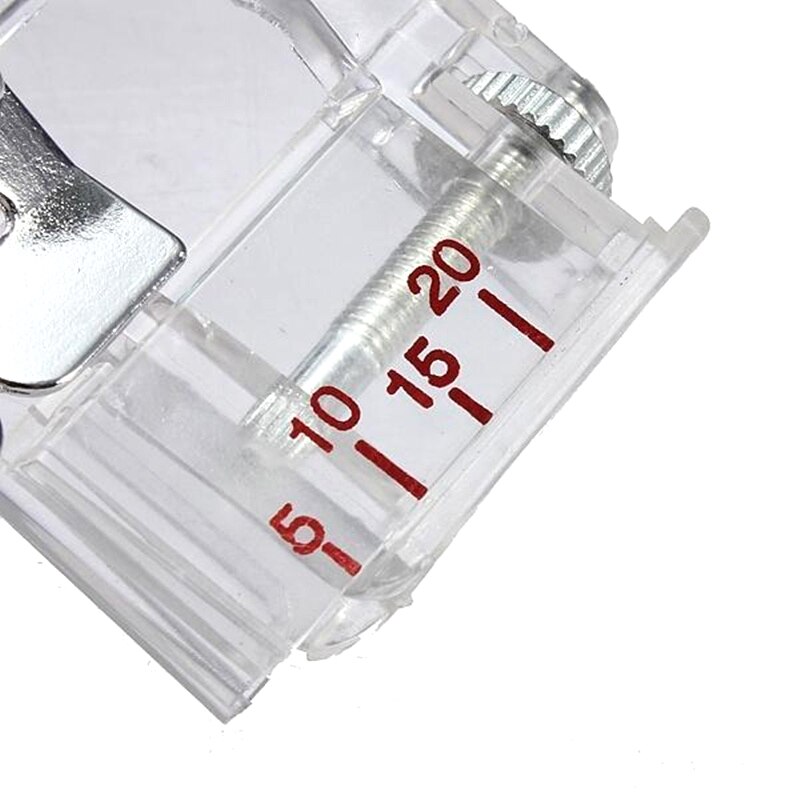 1 Pcs Verstelbare Bias Tape Binding Voet Snap On Naaivoet Voor Brother Naaimachine Accessoires