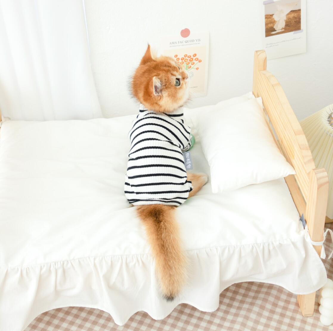 Cat Clothes Small Cats Vest Casual Warm Kitten Shirt