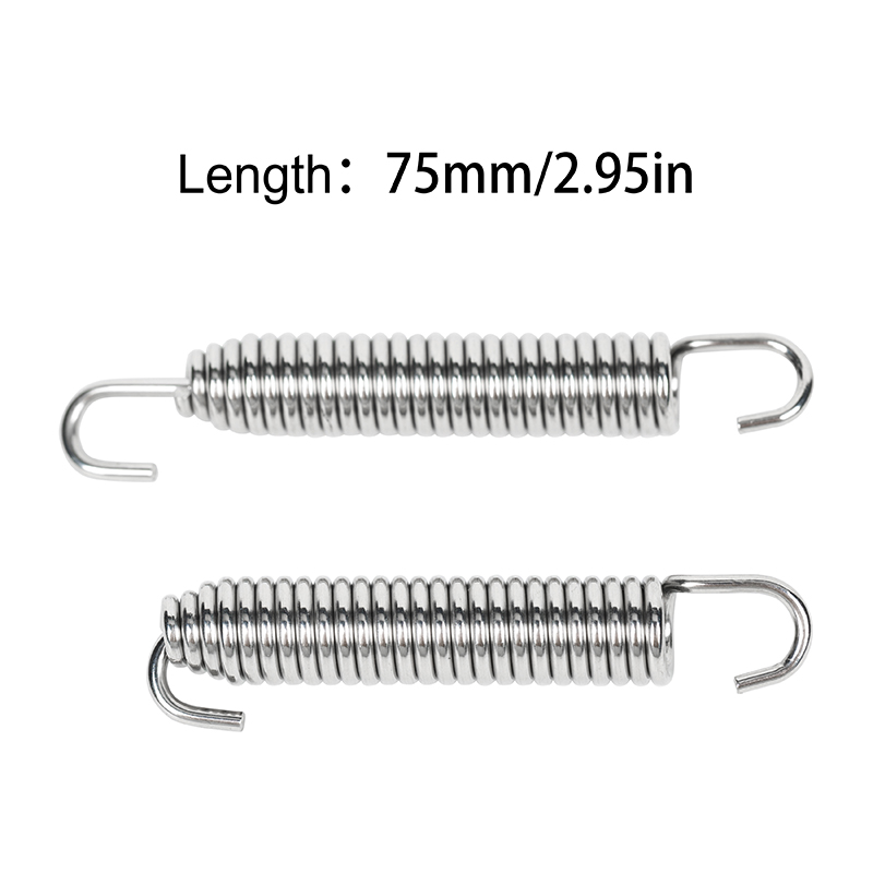 Motocykl 75mm rura wydechowa tłumik wiosna dla Yamaha WR500 YZ 250X 125 85 Kawasaki KDX200 KX 250 500 Suzuki RM 250 RMX250