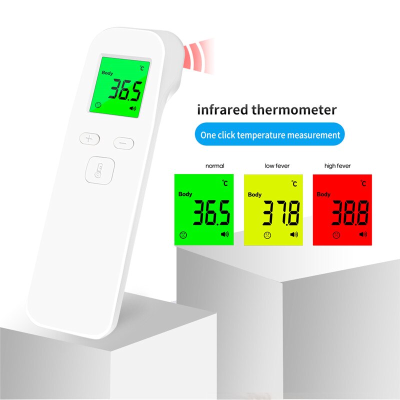 Voorhoofd Thermometer Non Contact Infrarood Thermometer Lichaam Temperatuur Koorts Oor Digitale Lcd Meting Tool Voor Baby Volwassen