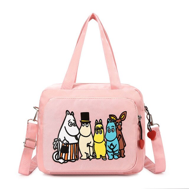 Mama Tas Outdoor Reizen Een Schouder Luiertas Multifunctionele Moeder En Baby Tas Klein Formaat Grote Capaciteit Draagtas 23*14*20Cm: Pink    A