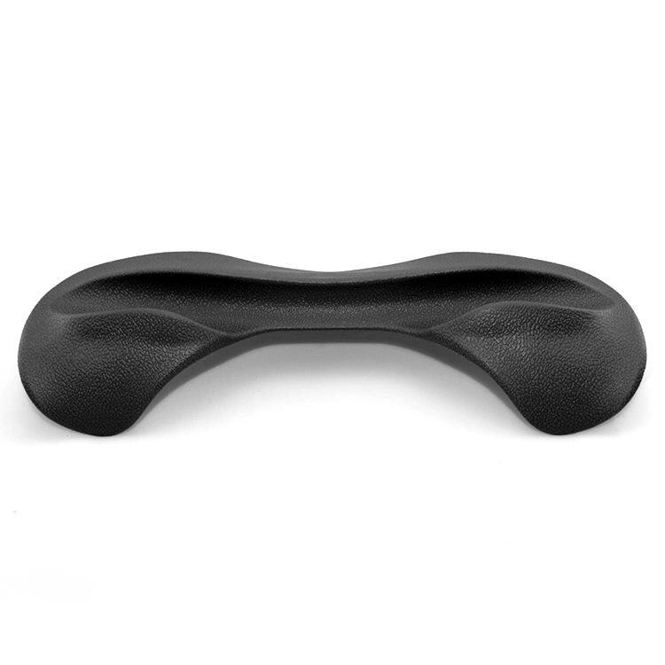 Almohadilla de hombro para barra de pesas, Protector de soporte de TPE para levantamiento de pesas, para cuello, gimnasio, Mancuernas: Negro