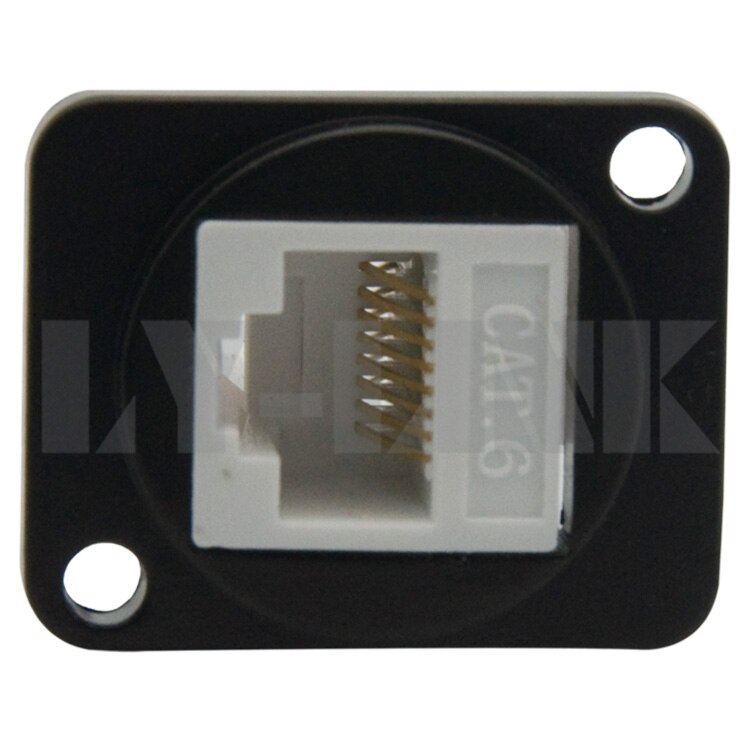 D type CAT6 RJ45 metal connector