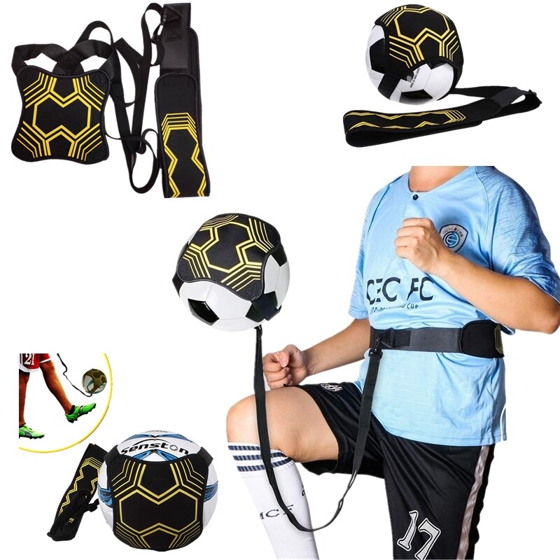 Adjustable Soccer Training Equipment Ball Practice Aid Control Skills Football Accessories Kickerball Sports Assistance Trainer