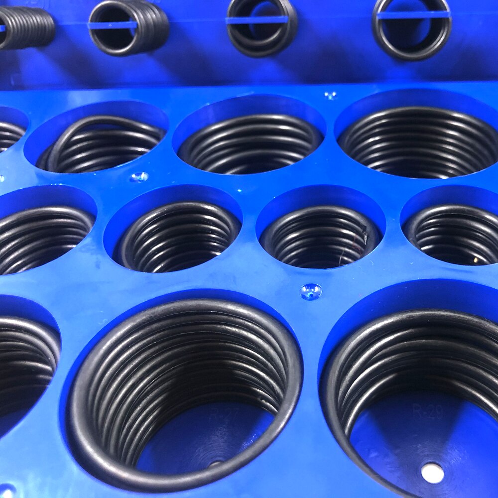 407 Stuk Sae Universal O-Ring Assortiment Kit 32 Maten Nbr 70A Voor Sanitair, automotive En Kraan Reparatie