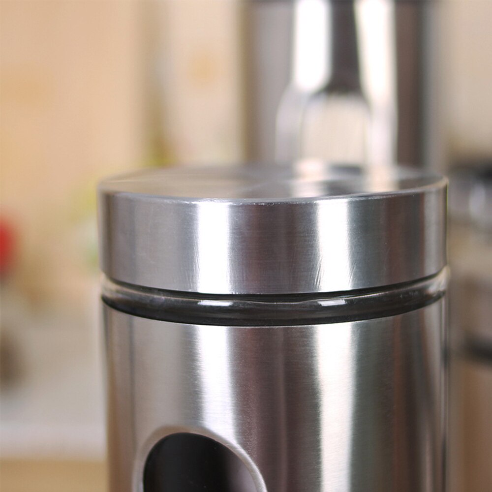 Theedoos blik roestvrij staal theetank koffie suiker opslagpot potten potten keuken opbergpot voor noten flessen thee