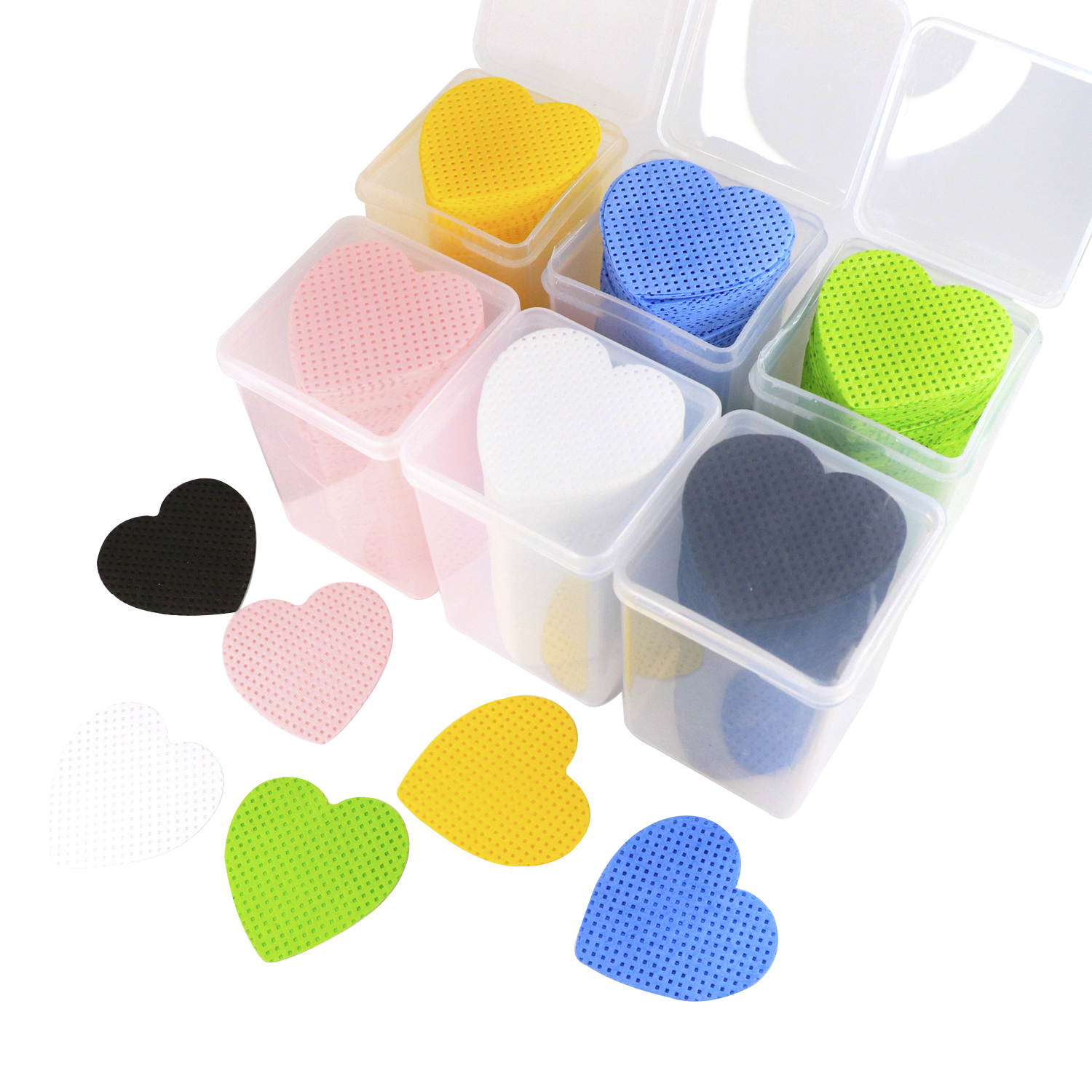 Toallitas de pegamento para pestañas sin pelusa, eliminador de esmalte de Gel de papel, limpieza del mes de la botella de pegamento, almohadillas de algodón, herramientas de limpieza de belleza, 200 Uds.