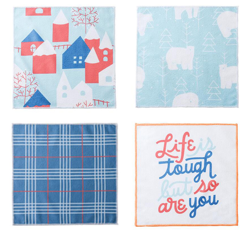 4 Stks/set Super Absorberende Microfiber Schoonmaakdoekje Keuken Vaatdoek Handdoek Huishoudelijke Schuursponsje Vodden Schoonmaken Handdoek