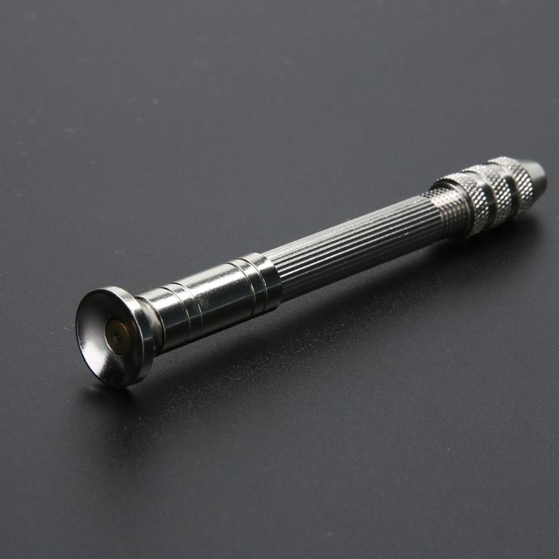 Mini Adjustable Chuck Manual Hand Drill Switch Tool Twsit Micro Spiral Drill Bit 0.3-2.5mm Pin Vice
