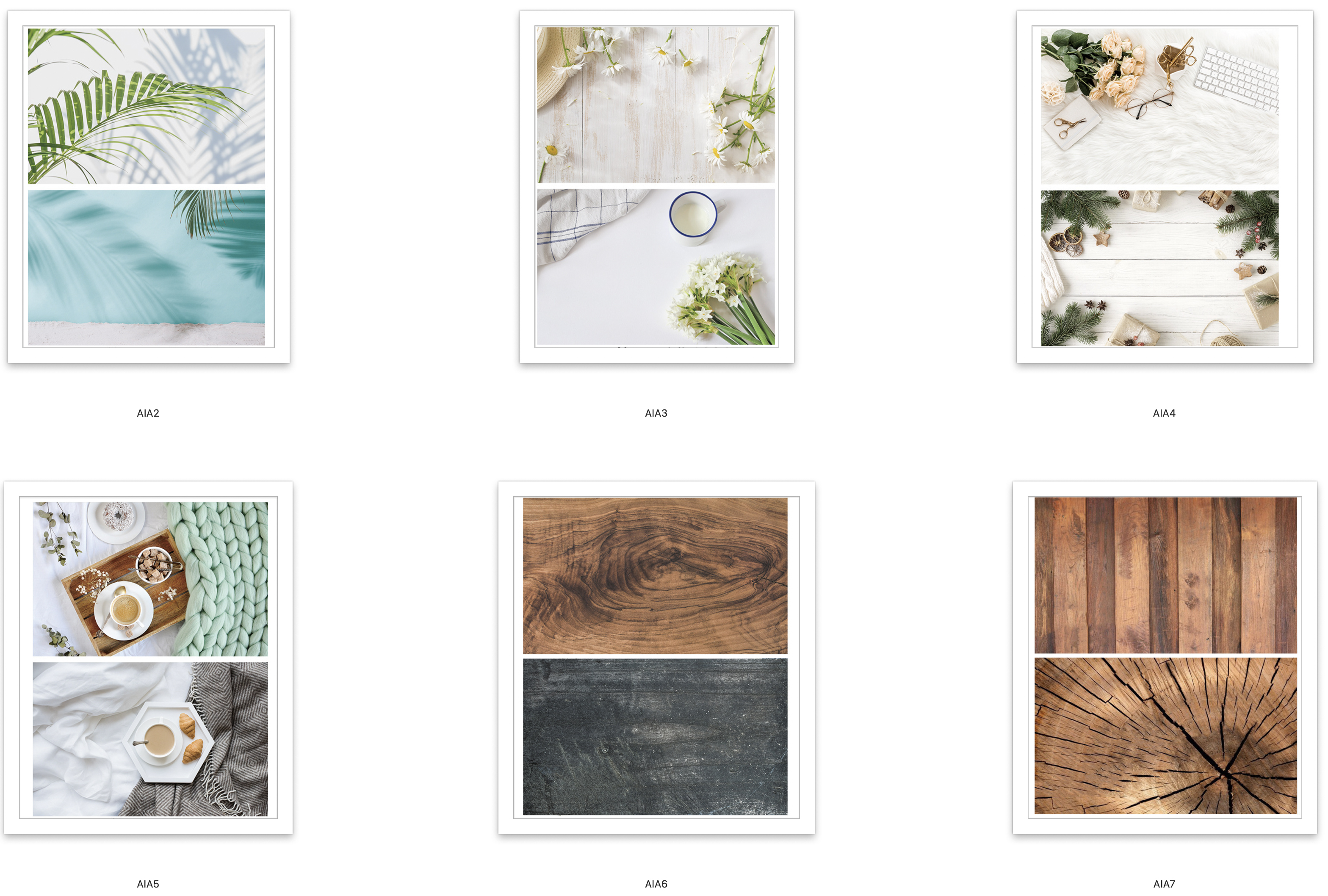 6pcs/lot Photo Studio Backgrounds 57X87cm PVC Coating 2sides Printing Waterproof Backdrops for DIY Photography pcsz22