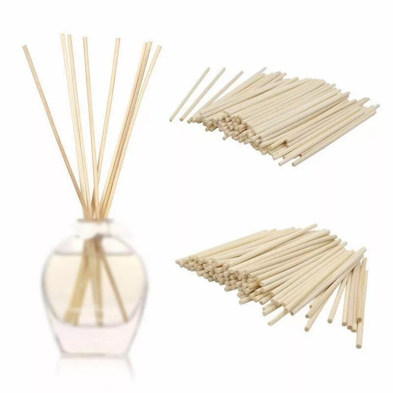 10pcs Natural Rattan Diffuser Premium Replacement Rattan Sticks Aromatic Sticks For Fragrance For Home Bedroom Washroom Decor