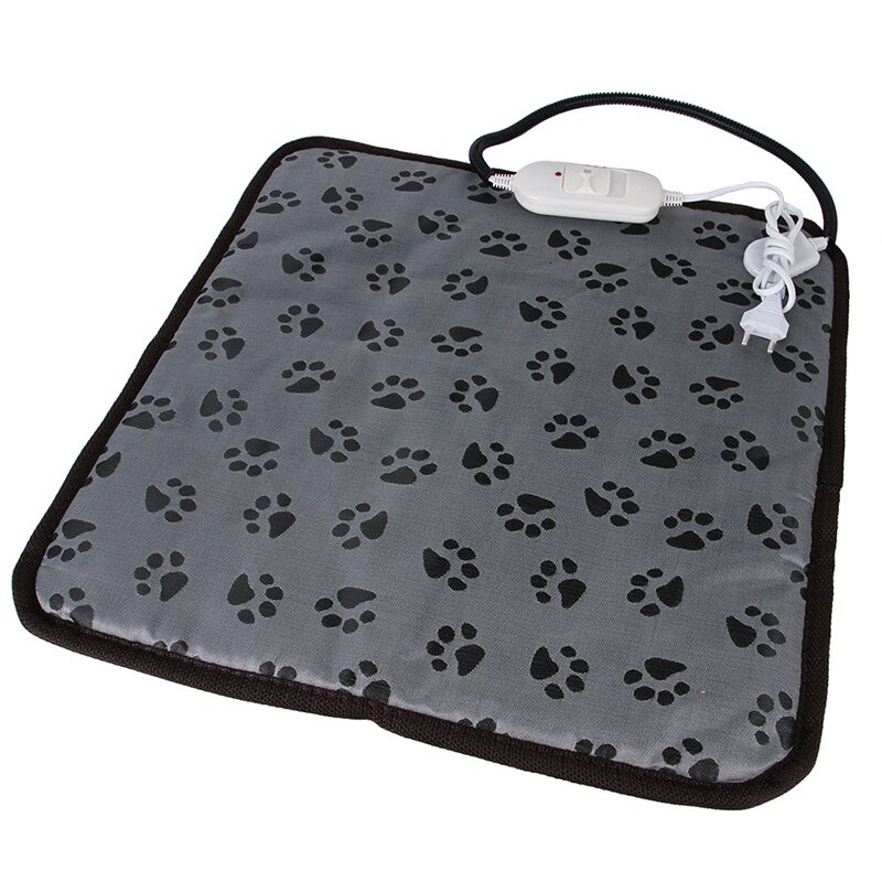 Tapis chauffant électrique pour animaux de compagnie, Protection contre les coupures de courant, pour chiens et chats, imperméable, résistant aux morsures, en hiver, 3 Modes, coussin chauffant réglable