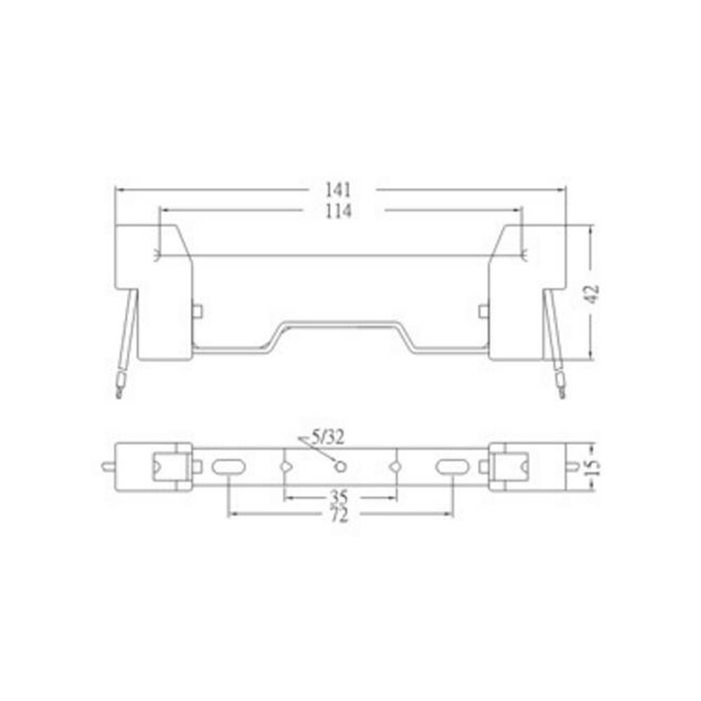 X1 Pottery 118mm R7S Light Bulb Ceramic lamp Base Holder Adapter Socket lamp base R7S lampholders stage lights holder