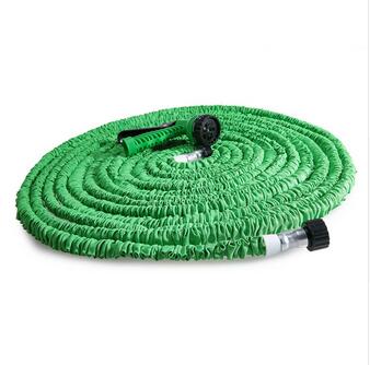 Release Tuinslang Pijp Water Slang Expandeerbare Magische Slang 7 Patronen Waterschuim Pot  Size 100ft 30m Extended