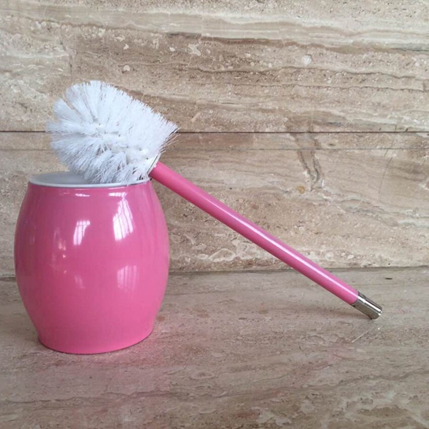 Toilet Brush With Holder Stainless Steel Toilet Scrubber Toilet Bowl Brush and Holder Toilet Brushes for Bathroom