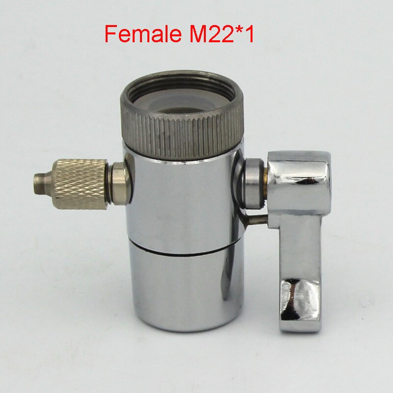 Adaptateur de déviateur d'aérateur de robinet en métal pour le commutateur de valve d'accessoires d'irrigateur Oral pour l'épurateur d'eau: Female M22