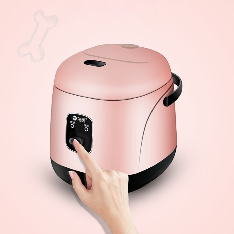 Sähköinen riisinkeitinlaite lounasrasia hidas liesi eristys 1.2l mini monitoimikeitin riisikattila 1-2 hengelle riisinkeitin 220v