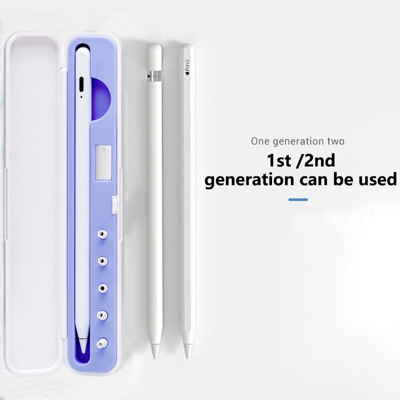 Pencil Storage Box for Apple Pencil Portable Protective Cover Plastic Case Suitable for Touch Pen Apple Pencil 2nd Accessories