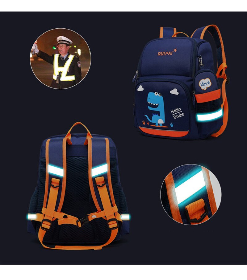 Children Backpacks for Kindergarten Kids Nylon Backpacks cartoon Printing School Bags for Baby Girls Boys mochilas