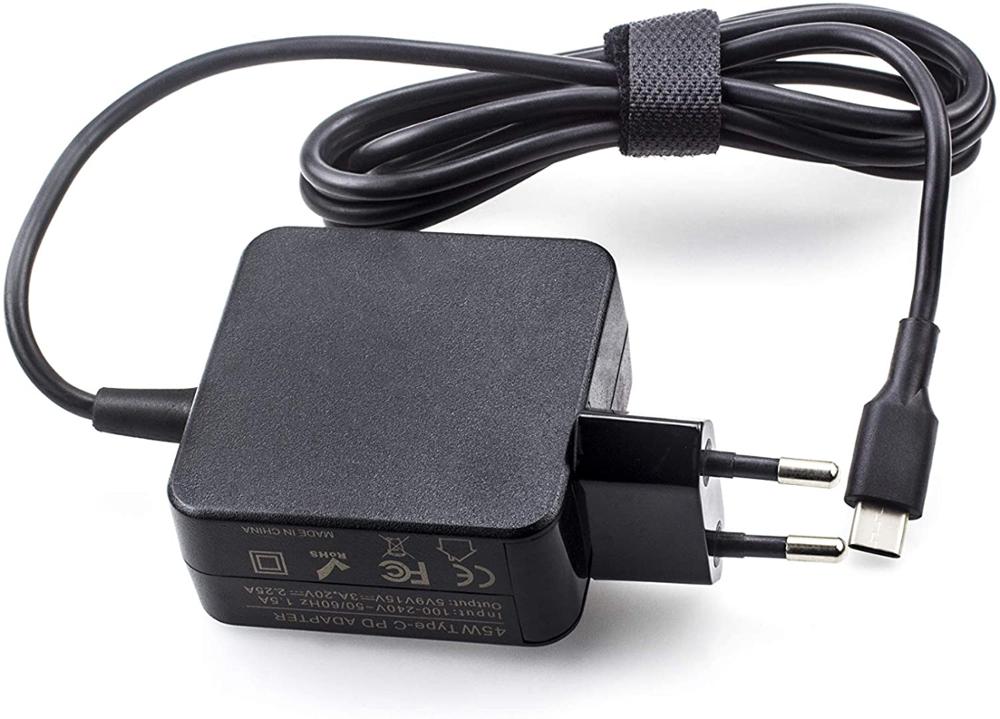 Mackertop 45W USB C charger with 2m USB C cable, type C power supply for laptops and many other USB C devices: Default Title