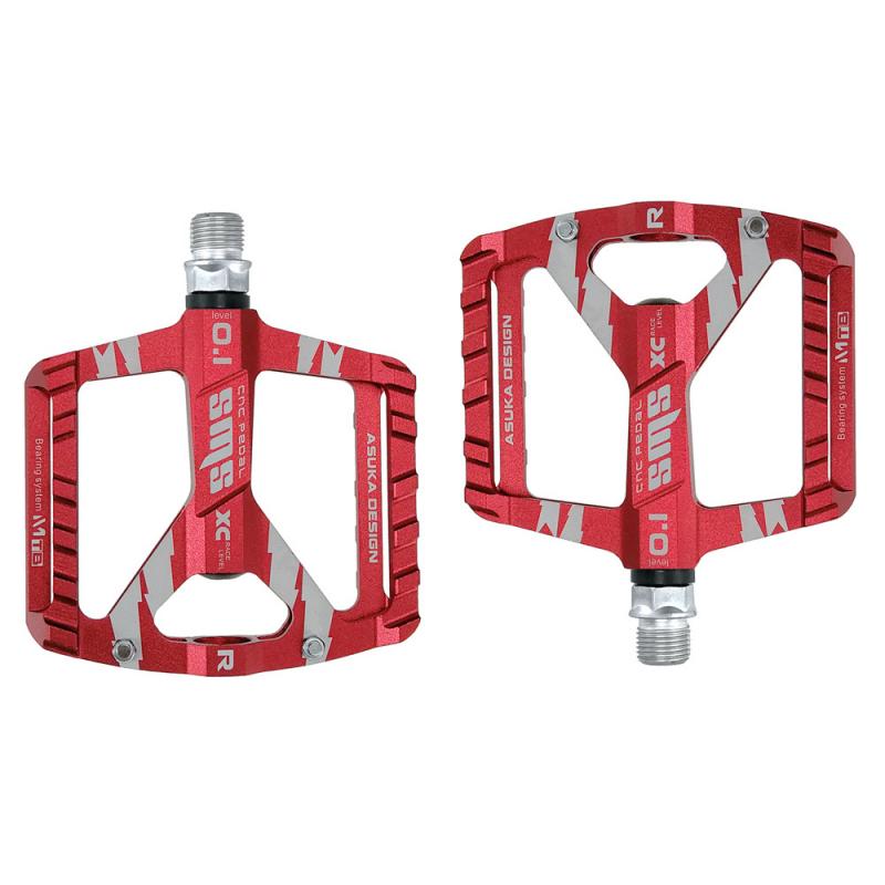 Pedais de bicicleta plana mtb rolamentos estrada pedais mtb mountain bike ciclismo pedais de largura acessórios da bicicleta parte livramento dropshipping