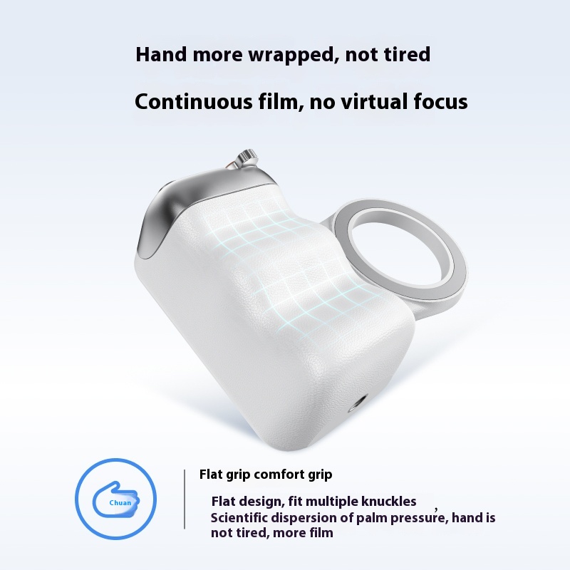 TELESIN Magnetischer Telefonkamera-Shooting-Handgriff mit Bluetooth-Auslöser-Fernbedienungsgriff für iPhone 16 15 14 HUAWEI VIVO Vlog Selfie