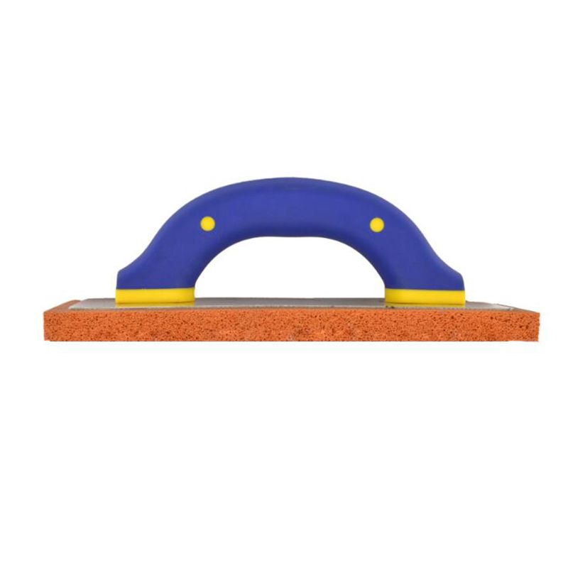 Rubber Grout Float with Soft Grip Plastic Handle, Rubber Sponge Pad, for Masonry, Concrete, Drywall, or Grout, 250x100mm