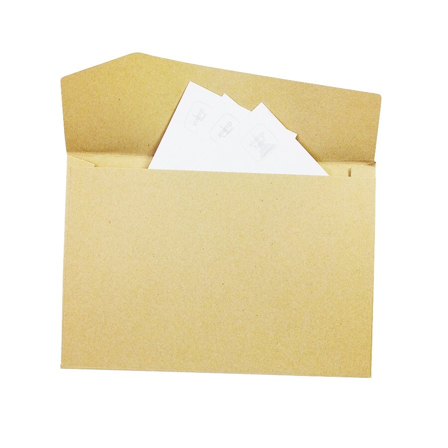 10Pcs/lot 170*120mm Vintage Europen Style Kraft Paper Envelopes DIY Multifunction Wedding Envelope Window Envelopes