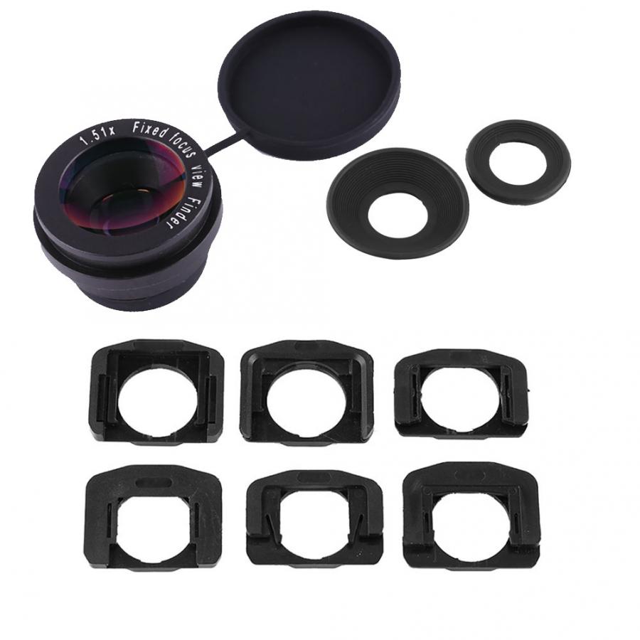 Telephoto lens unit 1.51X Fixed Optical Glass Viewfinder Eyepiece Magnifier For Sony Camera ES len parts