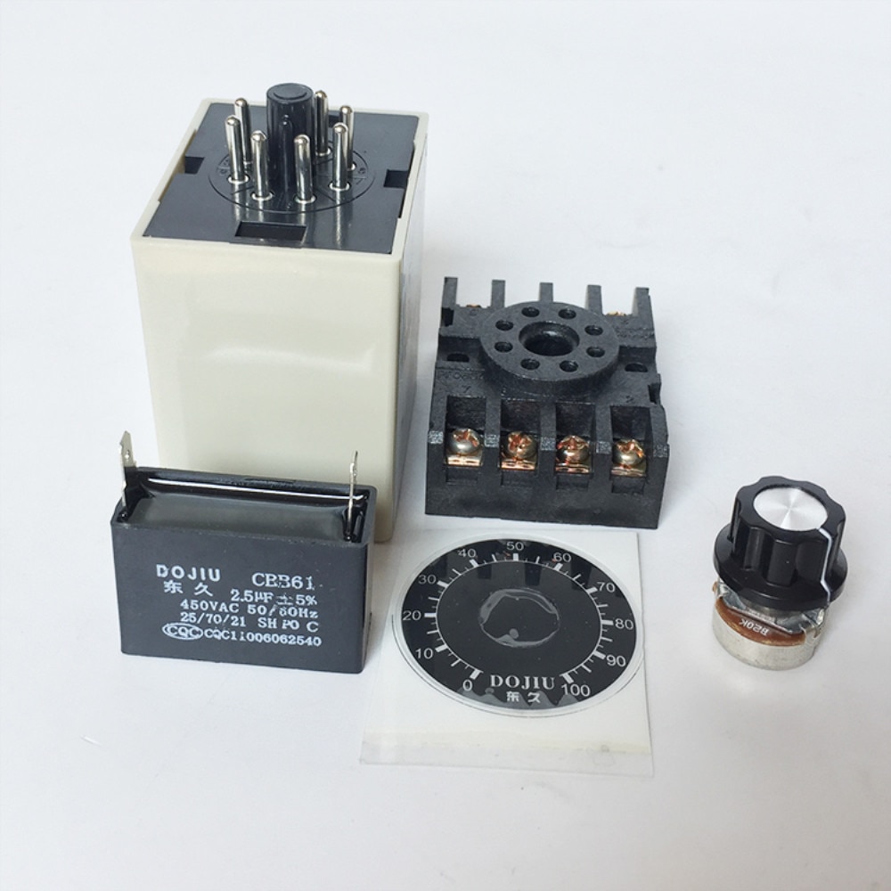 SS-22 AC 220V/240V 50Hz 0-100 RPM Motor Speed Control Switch + 20K Ohm Potentiometer