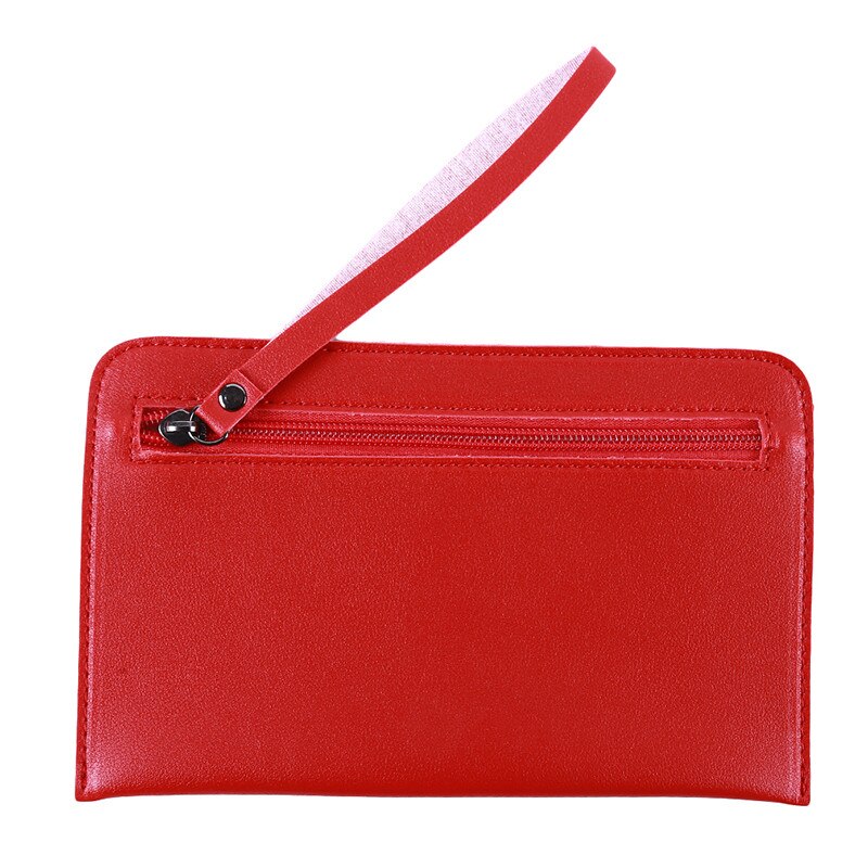 V brev armbånd kvinder lang kobling tegnebog stor kapacitet tegnebøger kvindelig pung dame punge telefon lomme kortholder carteras: 772726