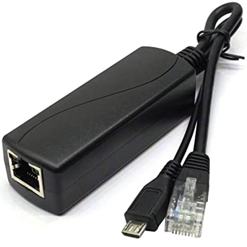 Micro-USB POE Splitter 48V to 5V2A/3A Mini USB Power Supply National Standard with Smart Phone Charging