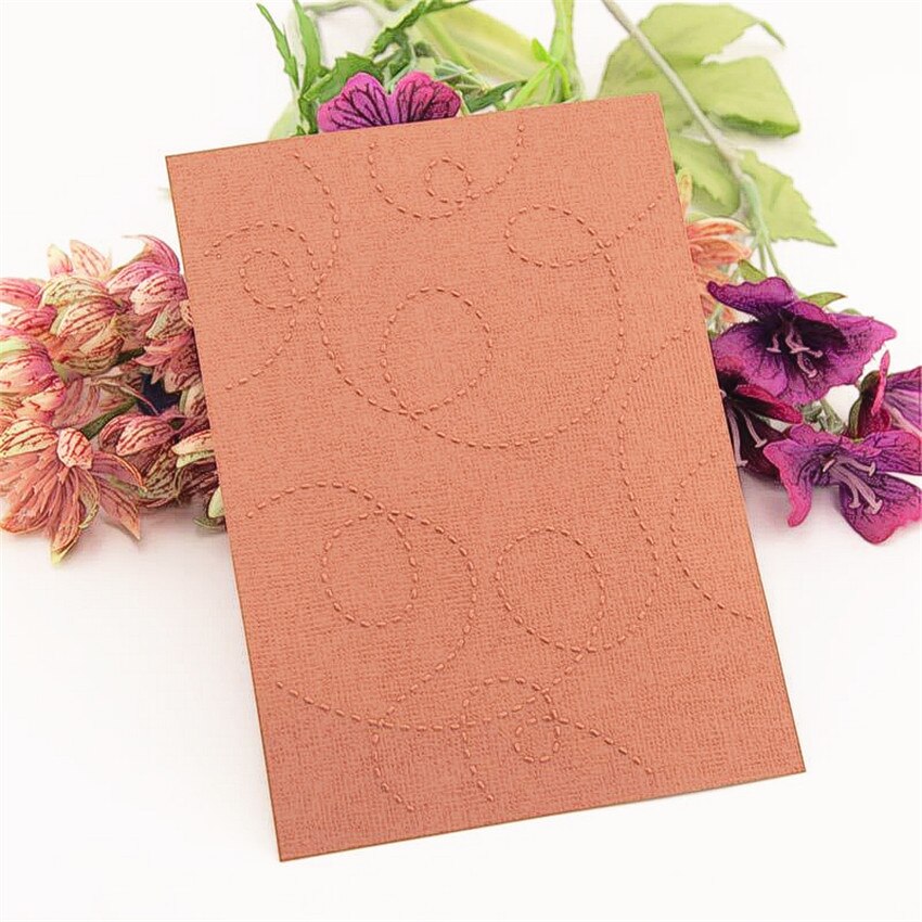 plastic dotted line craft card making paper card album wedding decoration clip Embossing folders