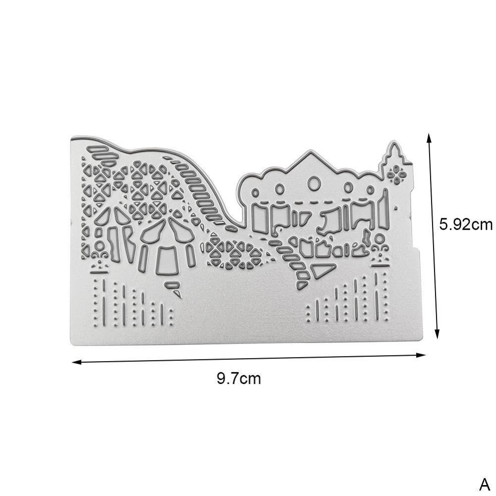Metalen snijmallen voor doe-het-zelf stempels scrapbooking fotoalbum reliëfdrukpapier trouwkaarten maken decoratieve knutsels feest: A