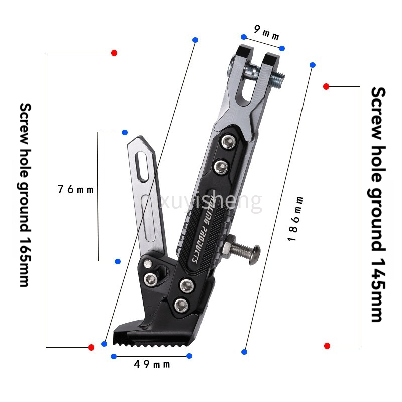 Cavalletto per moto Cavalletto per parcheggio Staffa per supporto laterale Supporto per stampella Dirt Bike Accessori per moto Universali