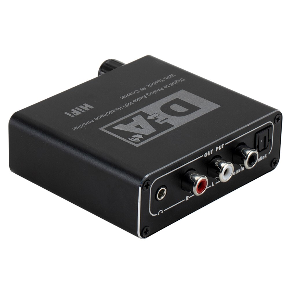 DAC Converter Digital Optical Coaxial Audio Converte Two-way Switch Audio Adapter