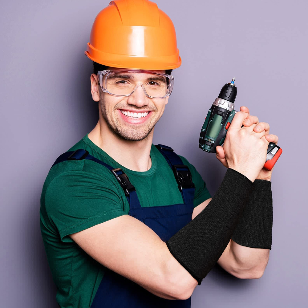 BraceTop Arm Protectors for Bruising Cut, Burn Heat Resistant Arm Sleeve Protectors Protective Forearm Sleeves Cooking Gardening