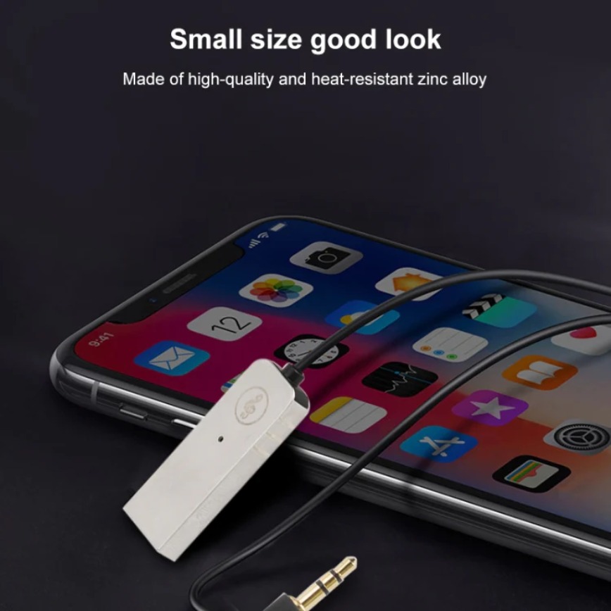 USB Bluetooth Adapter Bluetooth Car AUX Dongle USB To 3.5mm Jack Audio Wireless Handsfree Kit For Car Audio Receiver Transmitter