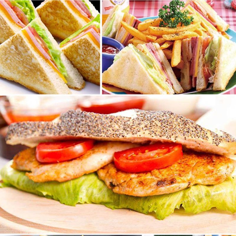 Sandwichera eléctrica pastel horno no-Stick olla menaje desayuno máquina U1JE