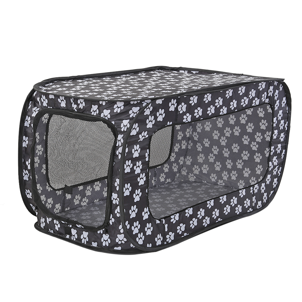 Tente rectangulaire pliable Portable pour animaux de compagnie, Cage de parc pour chien, clôture pour chiot, niche pour chien, filet amovible pour l'extérieur, pour chien et chat