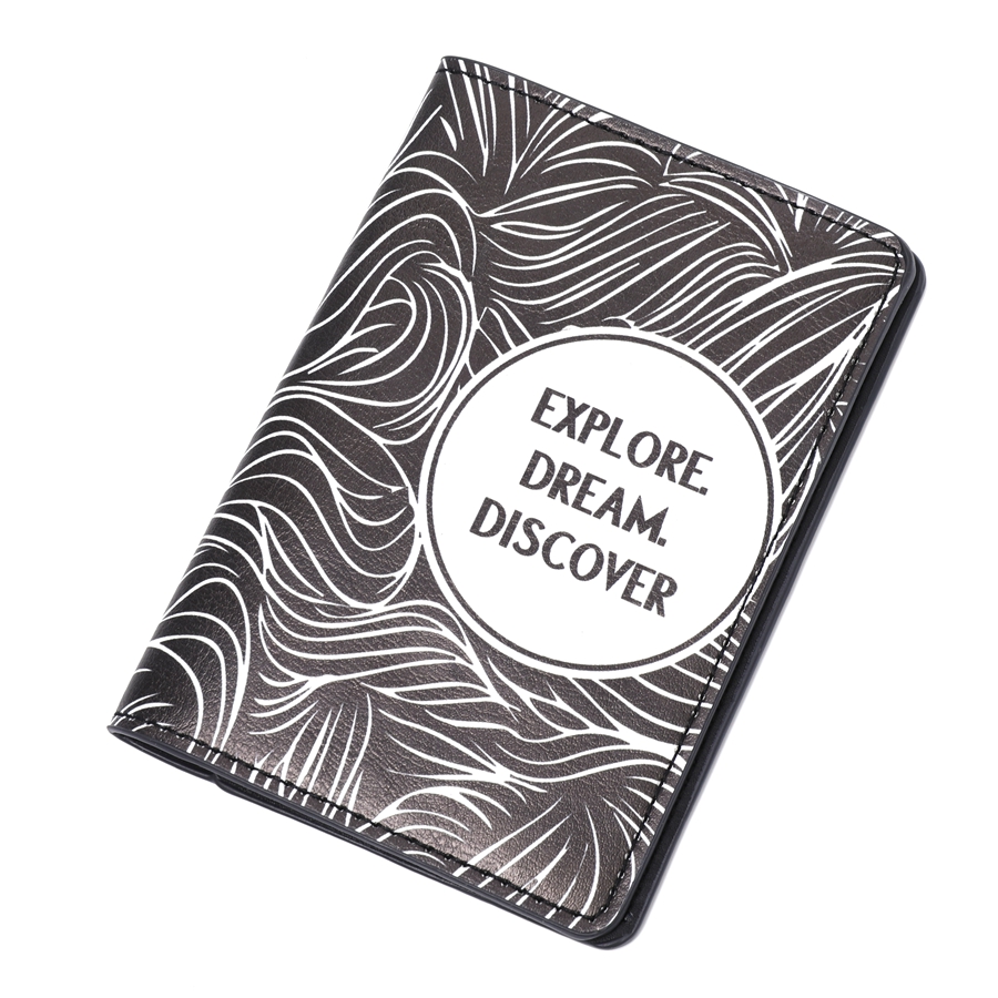 Capa para cartão de passaporte, porta-cartão de viagem para homens e mulheres, porta-passaporte, identidade e documentos, ch10: Style 5