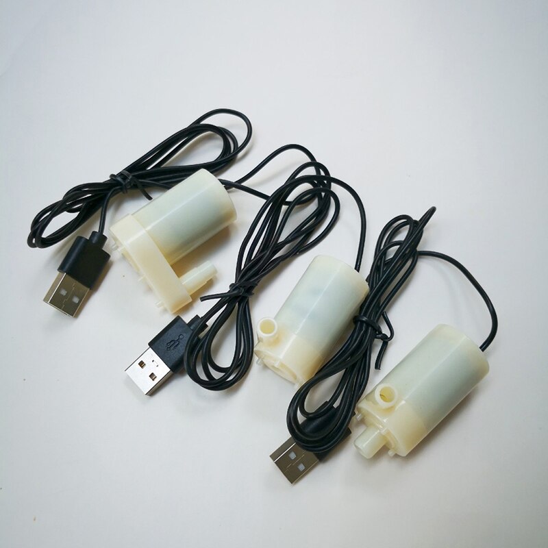 Aankoop Kaart Micro Dompelpomp Mini Waterpomp Met Usb Connector Dc 3V Horizontale Plant Watering