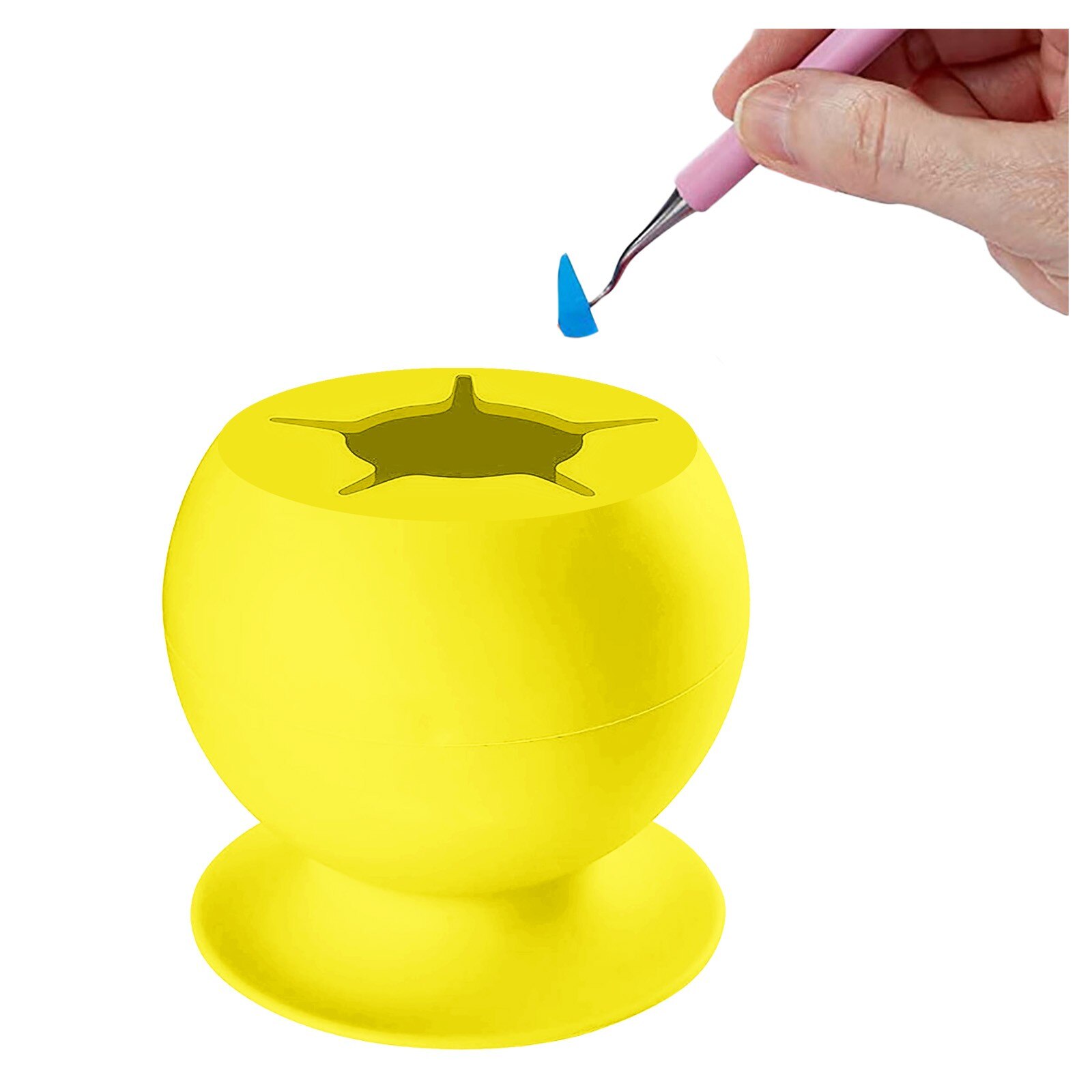 25# Weeding Waste Collector, Vinyl Silicone Suction Cup Waste Collector Suctioned Vinyl Weeding Scrap Collector Weeding Tool Kit