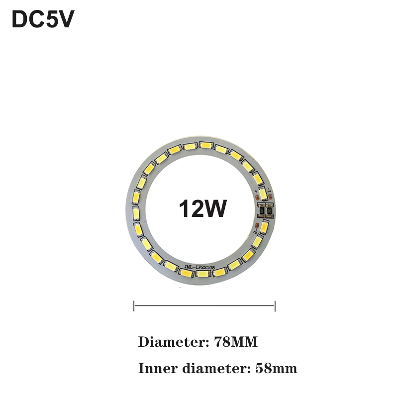 1 ST LED Chips DC5V Dimbare Lichtkaart 5730SMD Enkele/Drie Kleur LED lichtbron 10 W/12 W Met USB Dimmer Controller 1.5 m lijn: Zilver