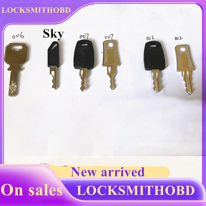 1 Stück Schlüssel für TSA007 TSA002 Gepäckschlüssel, kompatibel mit Gepäckschlössern für TSA 007 002 Master Locks TSA007 TSA002 Schlüssel Universal