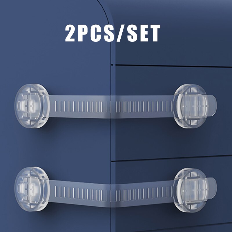 Baby Veiligheid Lock Set Anti-Snuifje Hand Kast Wc Sloten Multifunctionele Beschermende Kinderen Koelkast Lade Plastic Gesp