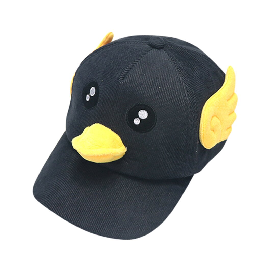 Cute Cap Kids Boy Hats Soft Comfortable Cotton Lovely Audio Sunhat Eaves Baseball Cap Sun Hat Beret casquette enfant: A