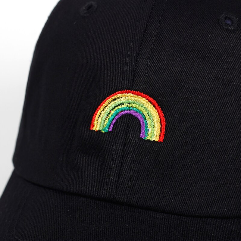 Baseball Cap Unisex Männer Frauen Baumwolle Regenbogen Snapback Caps Hip Hop Hüte Papa Hut Knochen Garros